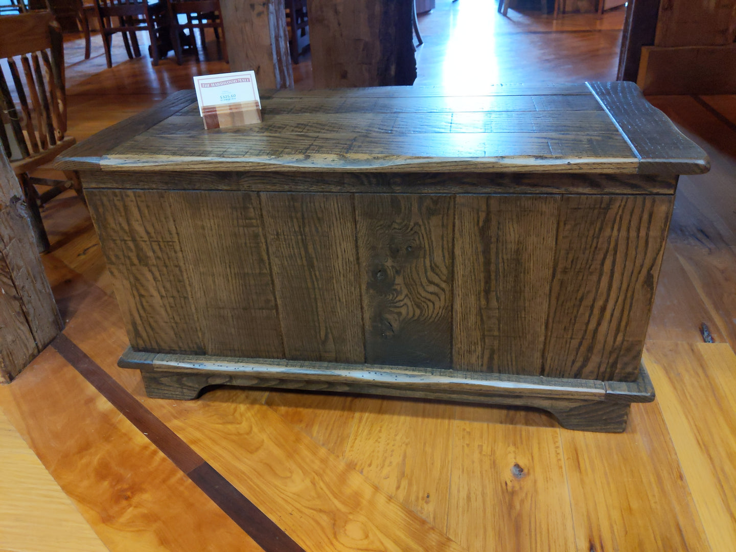 oak toy chest