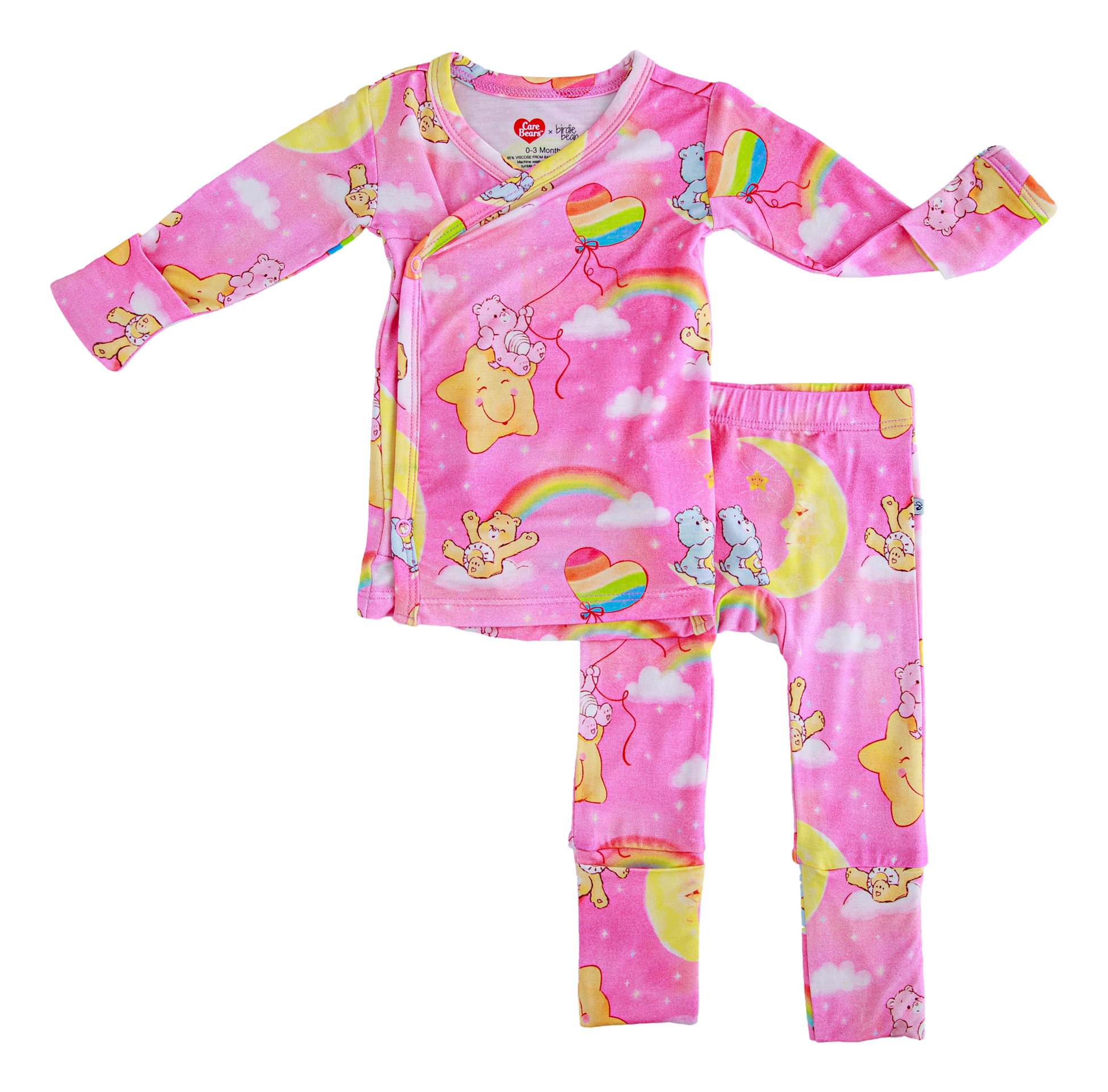  Care Bears Baby™ Pink Stars Kimono Set