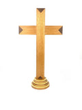Marquetry Inlaid Cross