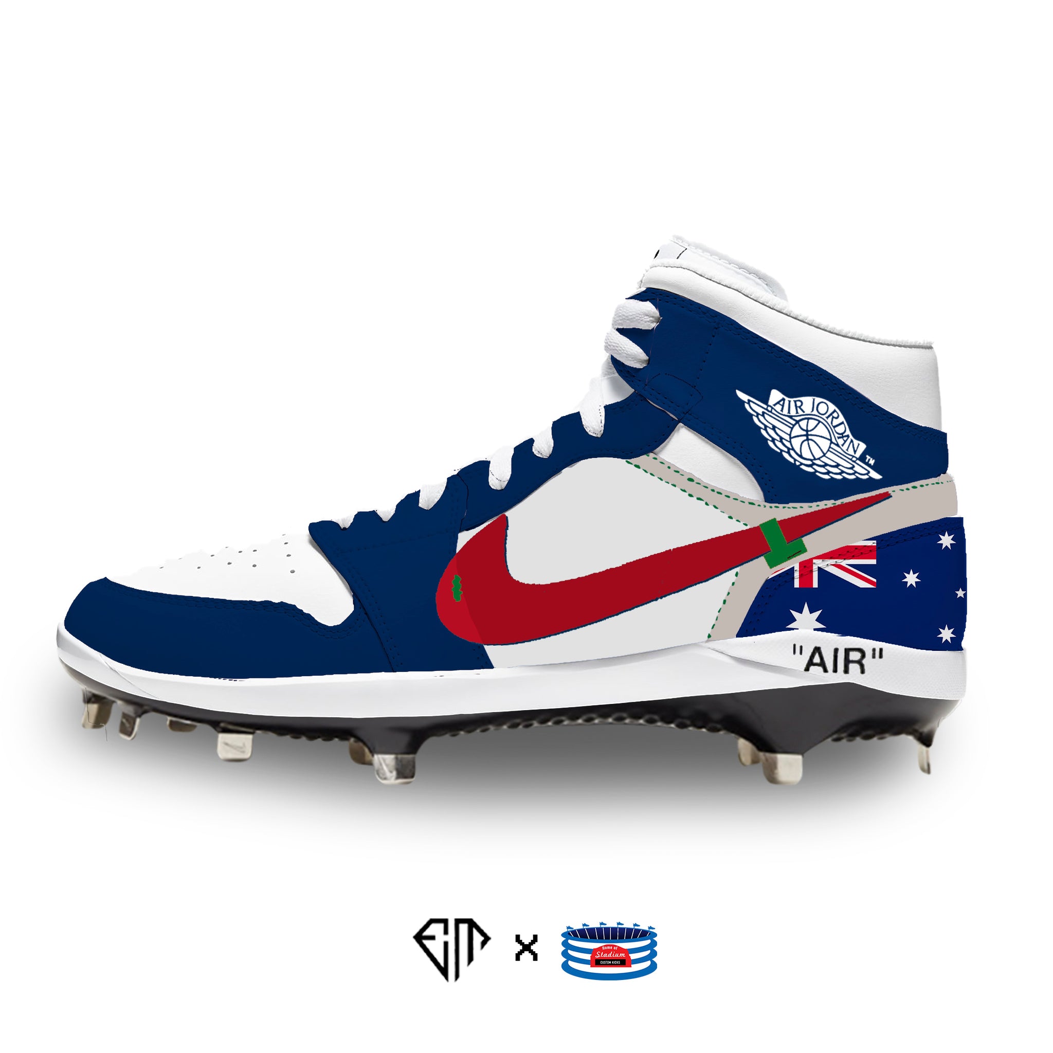 jordan 1 retro football cleats