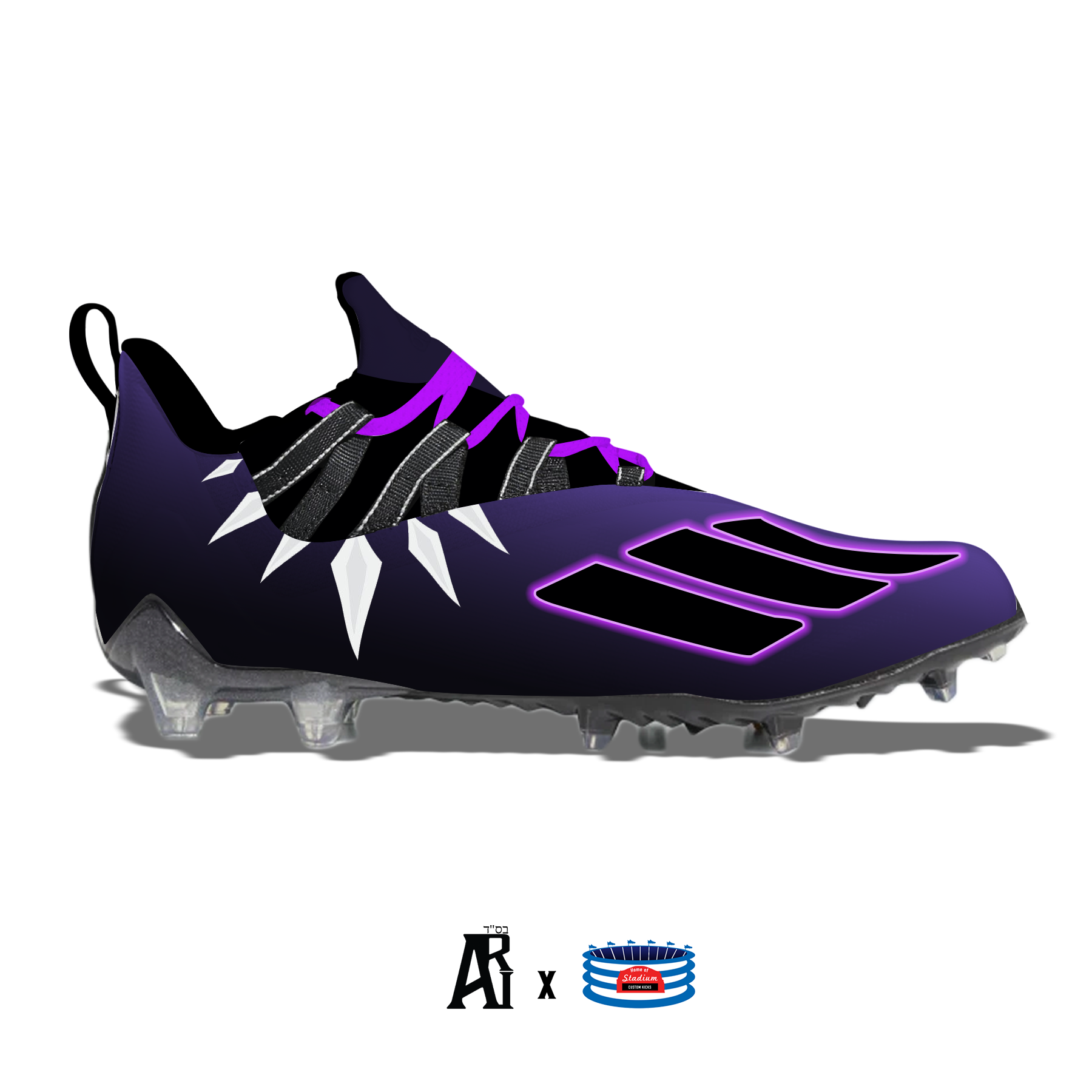 custom adizero football cleats