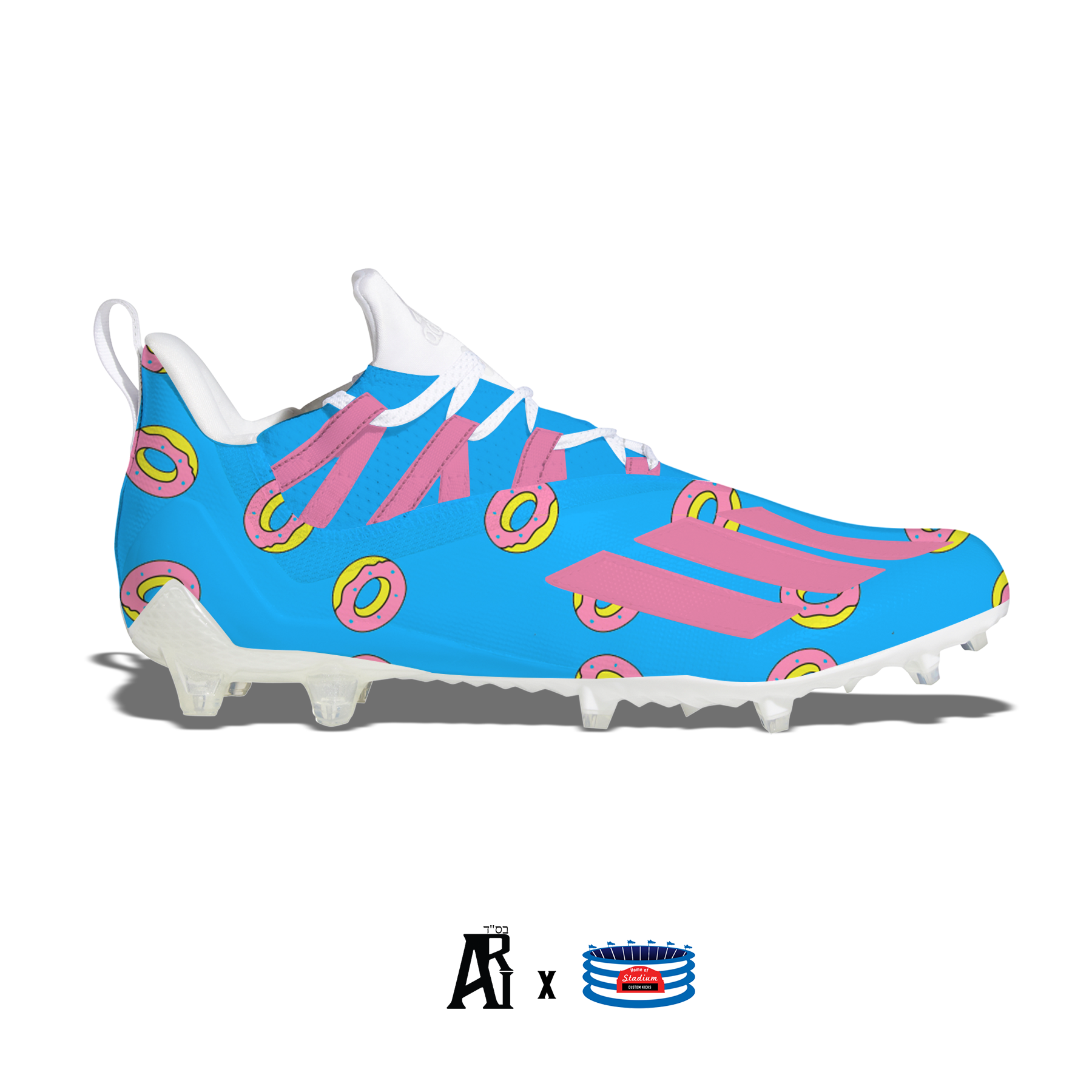 cura dar a entender sed Donuts" Adidas Adizero 11.0 Football Cleats – Stadium Custom Kicks