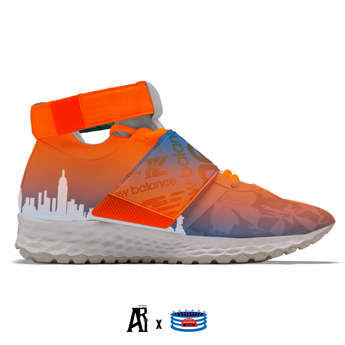 Big Apple" New Lindor 1 Baseball Turf Shoes – Custom Kicks