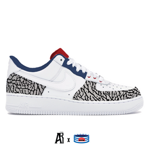 Instalaciones Un fiel Psiquiatría Nike Air Force 1 Low "Azul verdadero" Zapatos – Stadium Custom Kicks