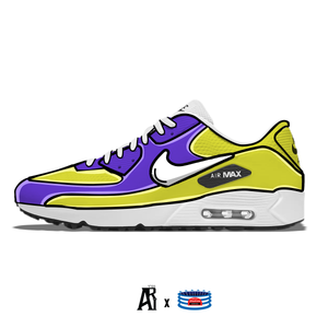Zapatos de golf Nike Air Max 90 G "dibujos Stadium Custom Kicks
