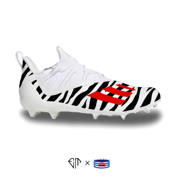 Anunciante Barry Prestador Botas de fútbol "Zebra" Adidas Adizero 11.0 – Stadium Custom Kicks