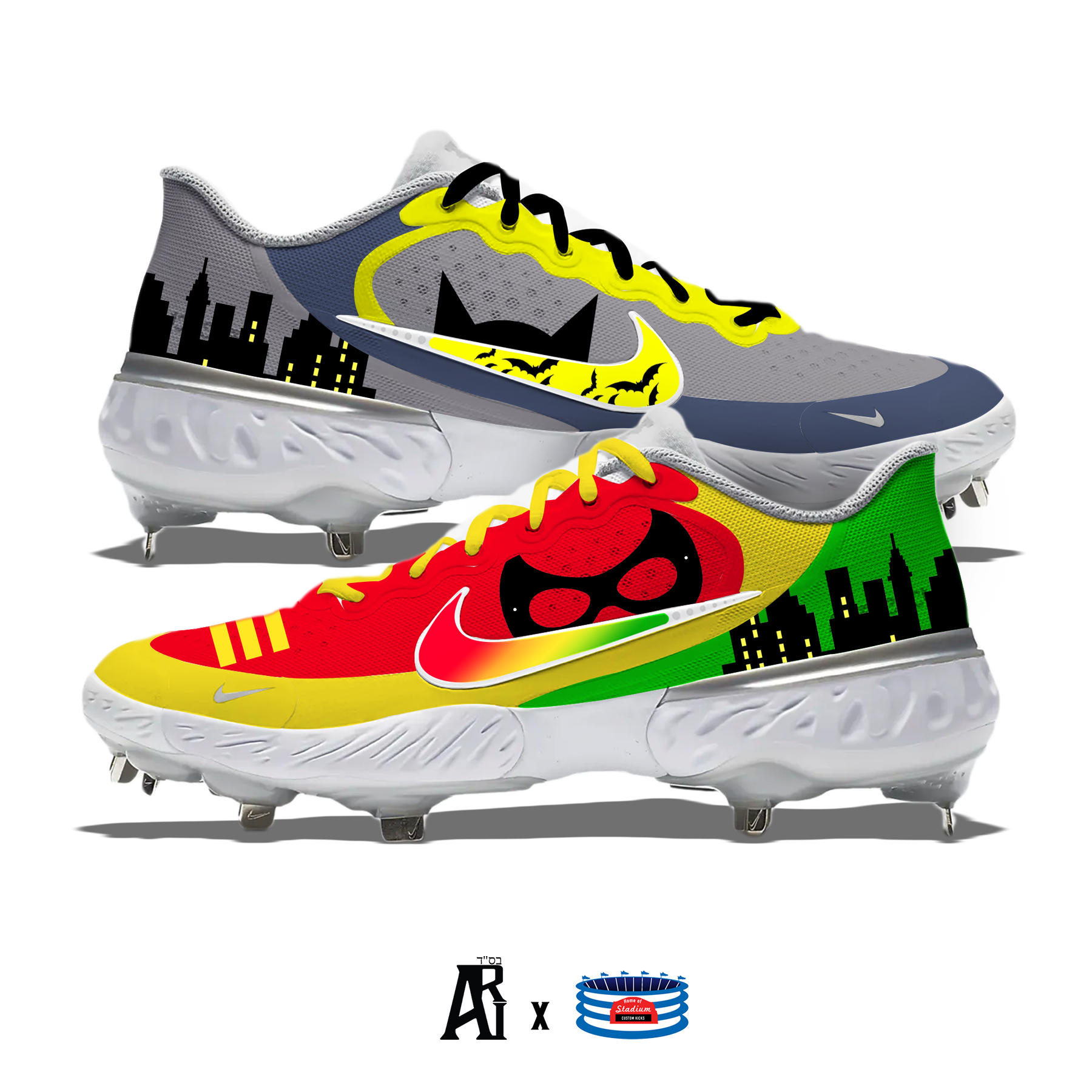 Imagination Nike Alpha Huarache Elite 3 Low Cleats – Stadium Custom Kicks