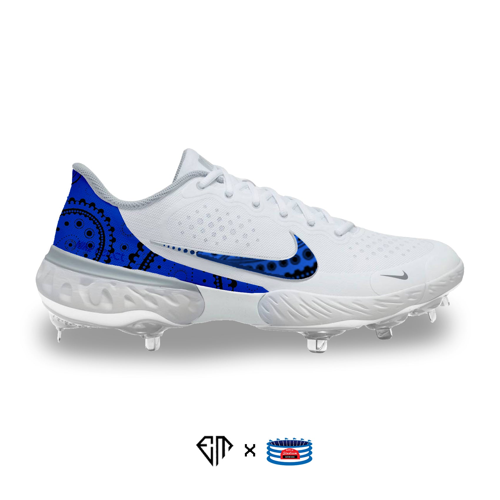 nike alpha blue cleats