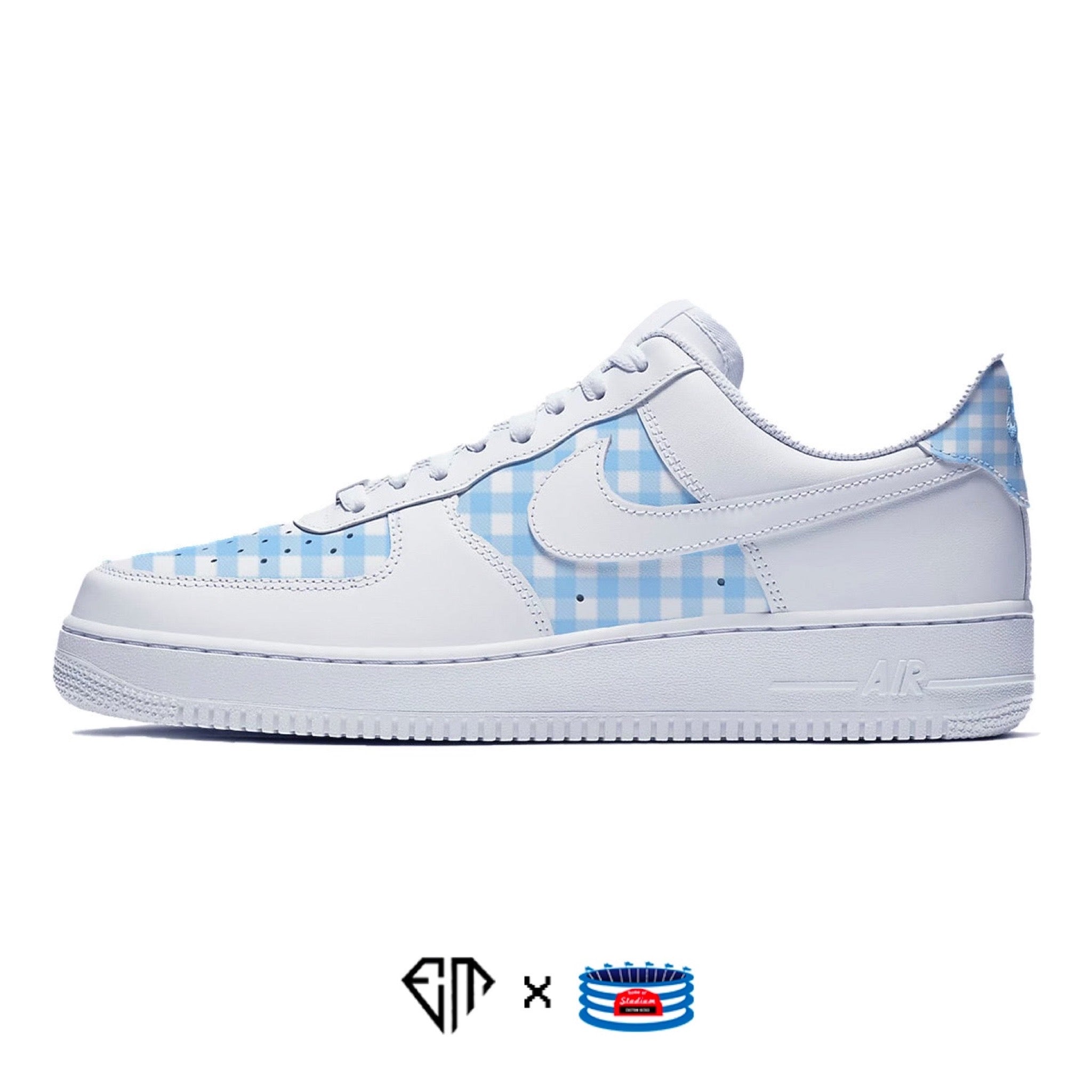 nike air force one plaid