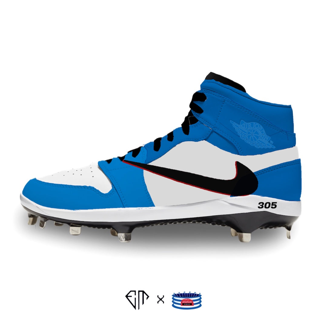 custom jordan cleats