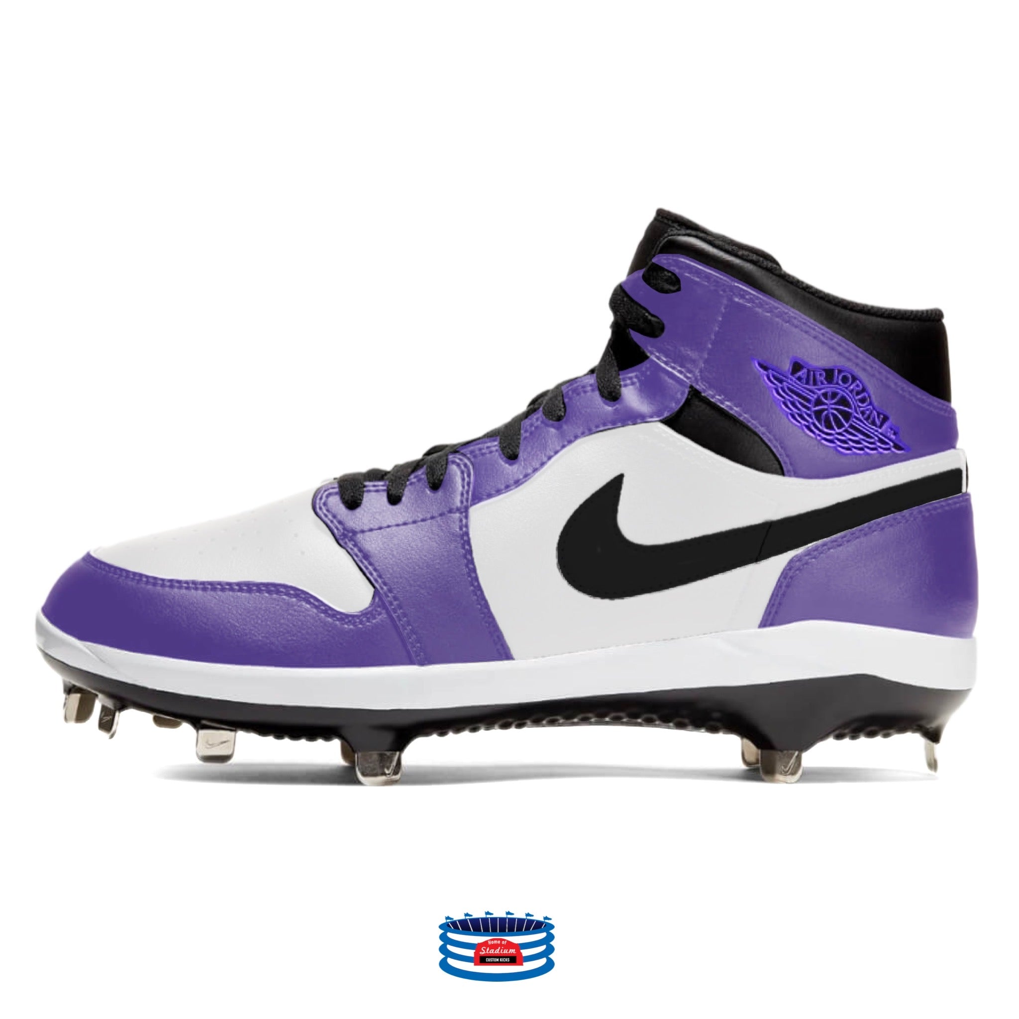 air jordan baseball cleats metal