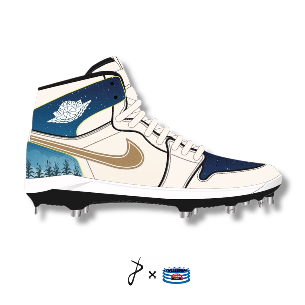 custom jordan 1 cleats