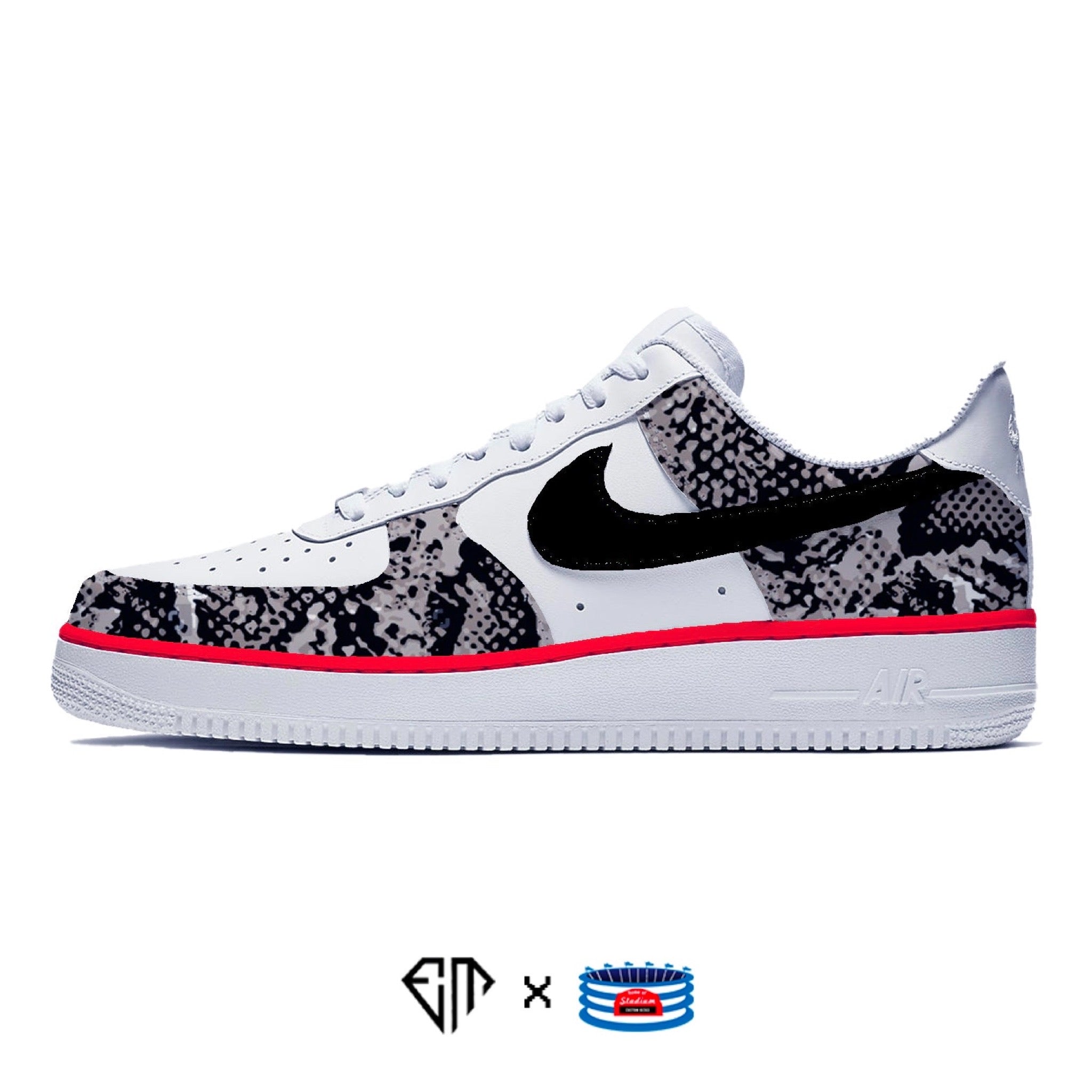 nike air force 1 snakeskin