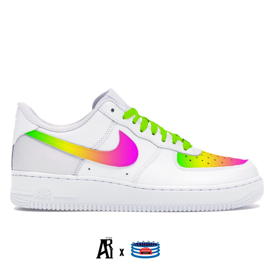 Automatización Embajador granizo Multicolor" Nike Air Force 1 Low Shoes – Stadium Custom Kicks