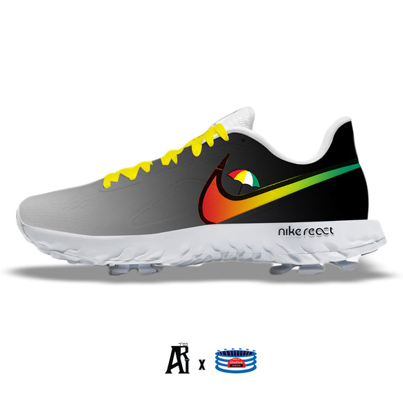 Zapatos de golf Nike React Infinity Pro "Iced Lemonade" – Stadium Custom Kicks