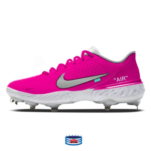 costo Realmente Expulsar a Tacos bajos Nike Alpha Huarache Elite 3 "Pink Force OW" – Stadium Custom  Kicks