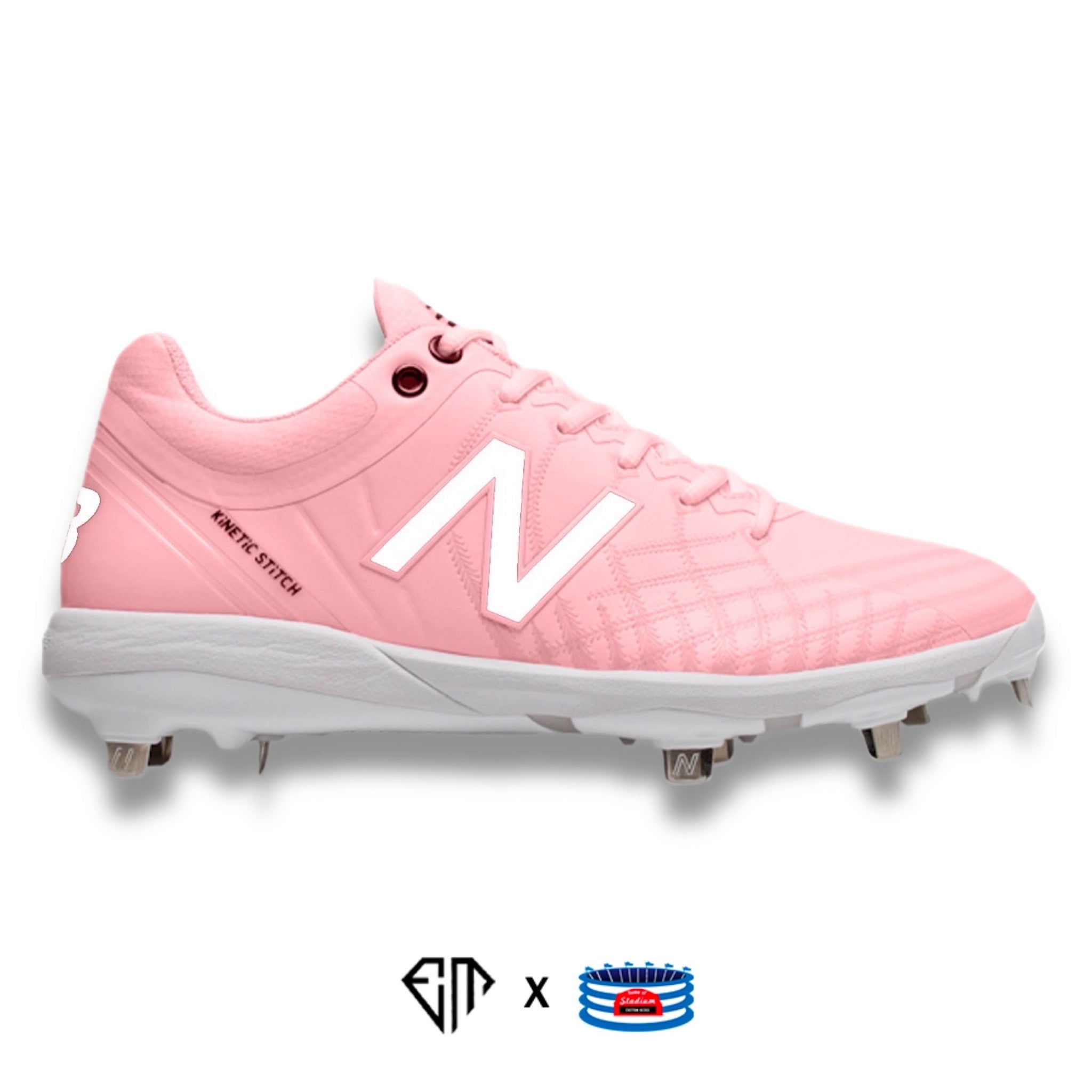 pink new balance baseball cleats