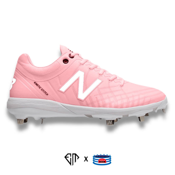 pink new balance cleats