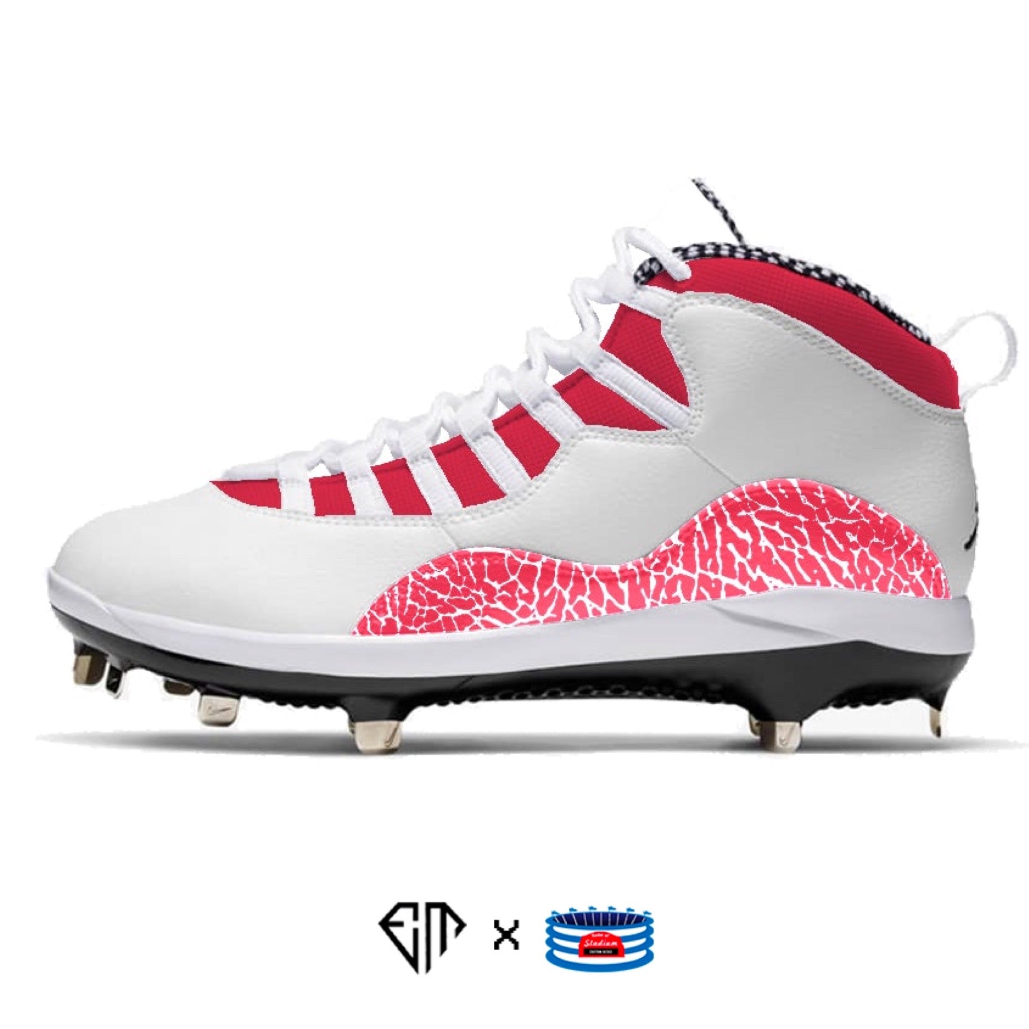 red jordan baseball cleats