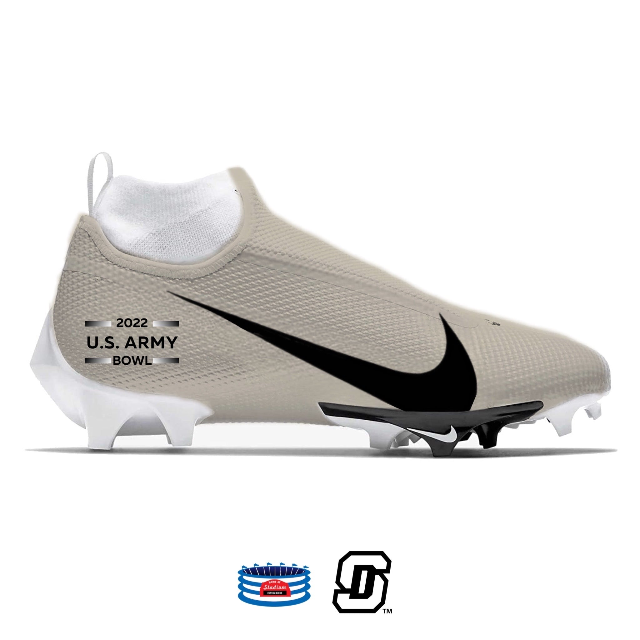 especificar trimestre arrendamiento Tacos Nike Vapor Pro 360 "US Army Bowl" – Stadium Custom Kicks