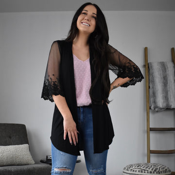 Casual Lace Cardigan