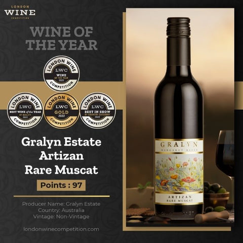 Best Fortified Wine - Artizan Rare Muscat - Gralyn Estate Margaret River
