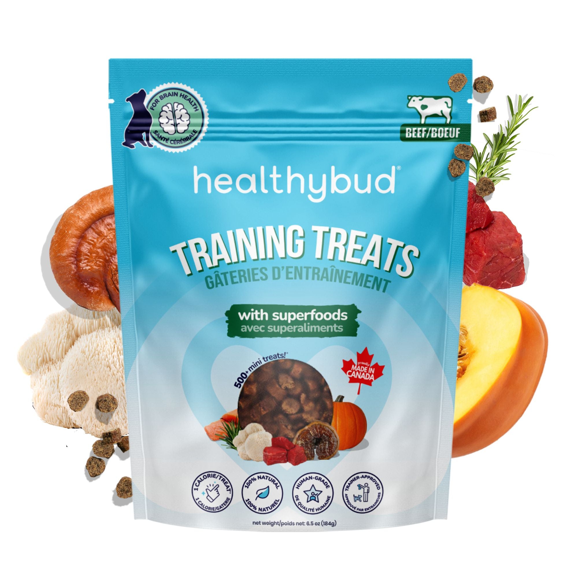 Beef Mini Training Treats - healthybud USA product image