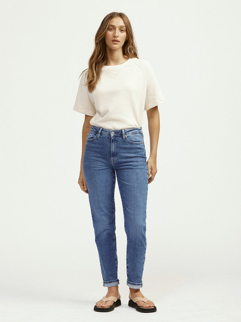 High-Rise Girlfriend Jean | Outland Denim | Abigail