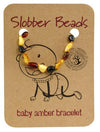Amber Baby Teething Bracelet (Multi Oval)