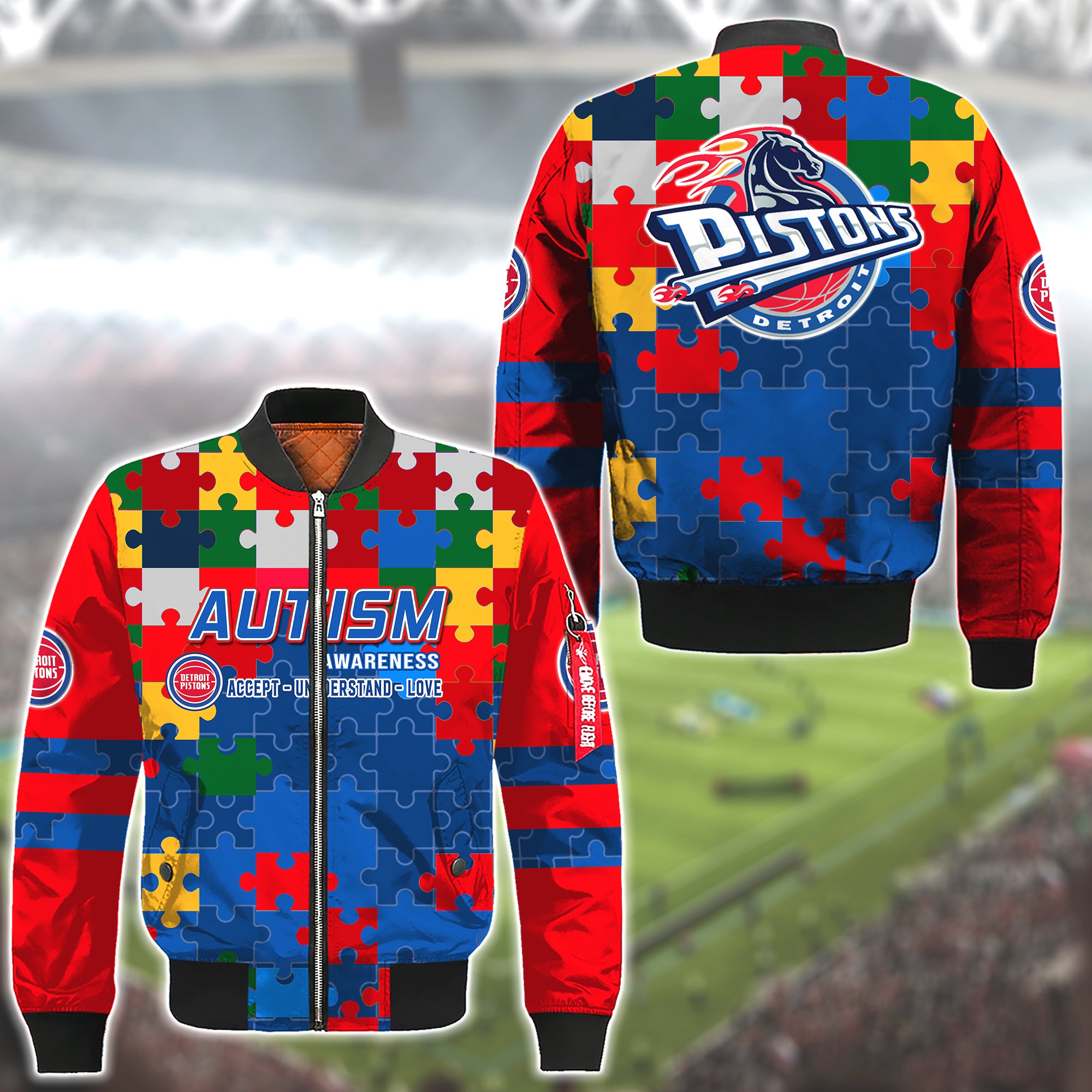 pistons bomber jacket