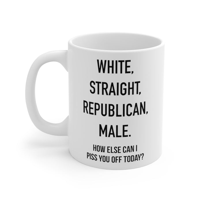 White, Straight, Republican, Male Mug