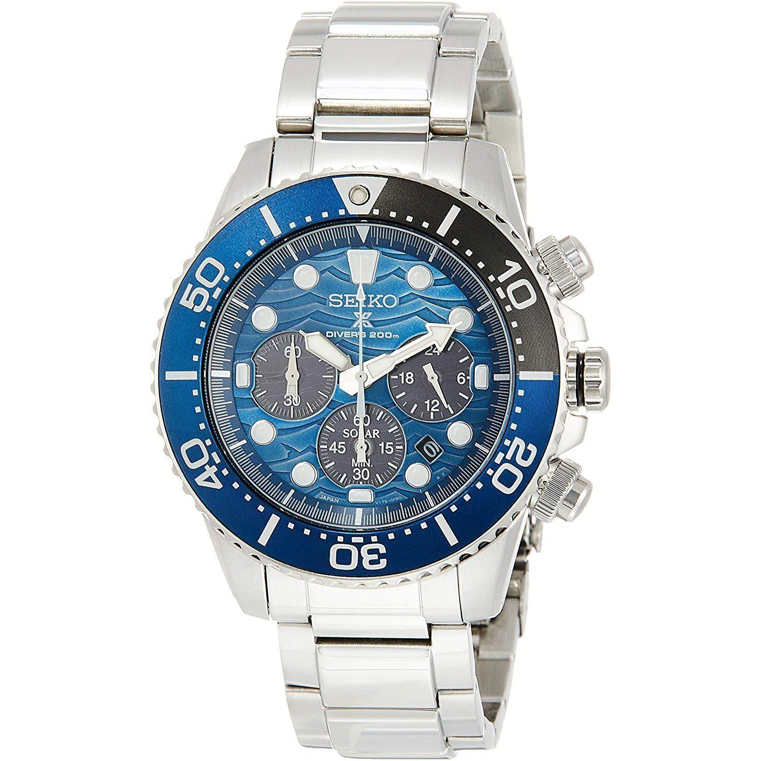 SEIKO WATCH PROSPEX Solar Chronograph Save the Ocean Special Edition B –  LUXON STORE JAPAN