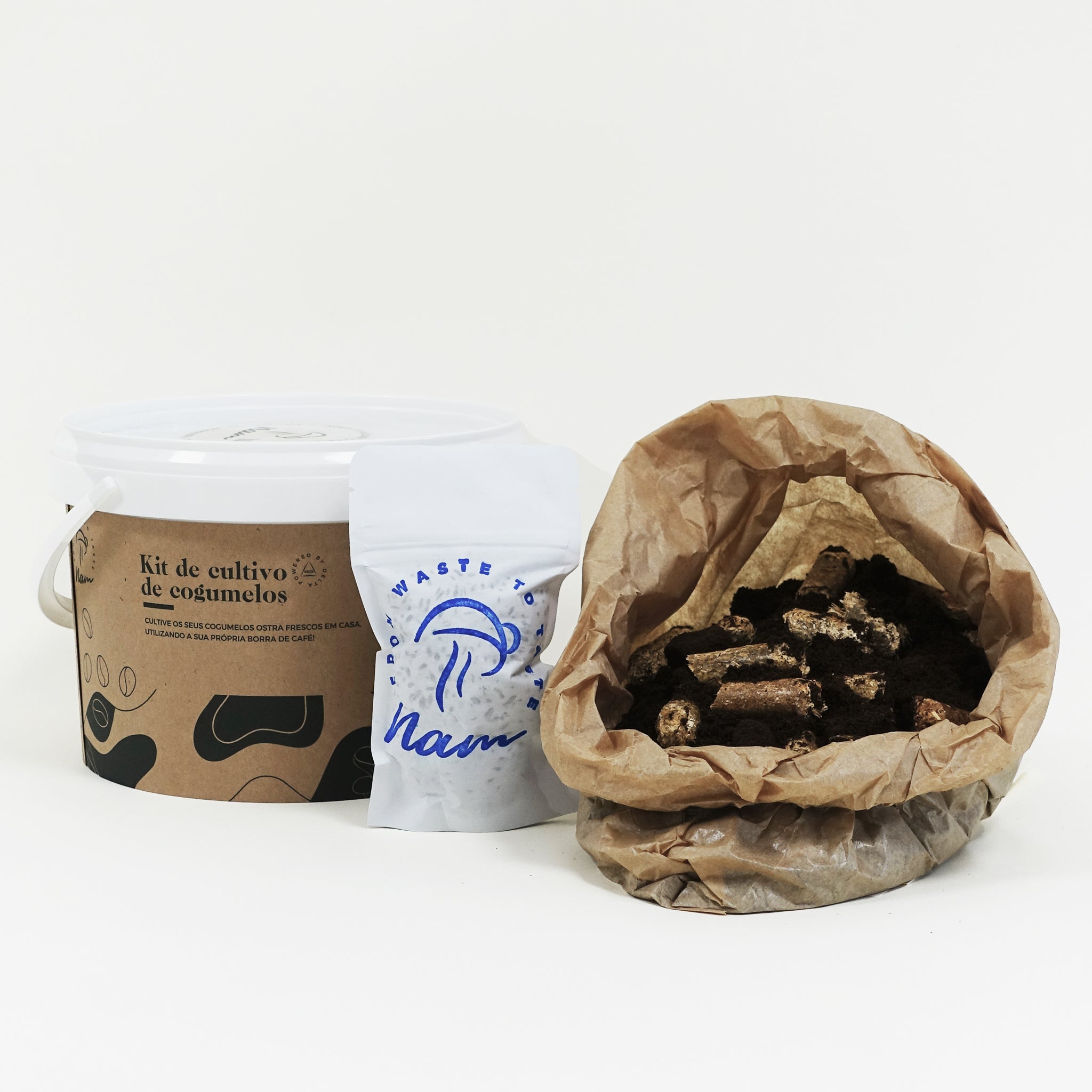 Tronco produtor de cogumelos Shiitake. Colete seus cogumelos em casa —  Plantamus Nursery online