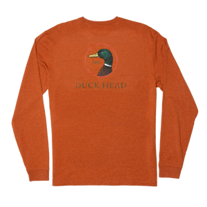 Duck Head Logo LS Tee - Bombay Orange