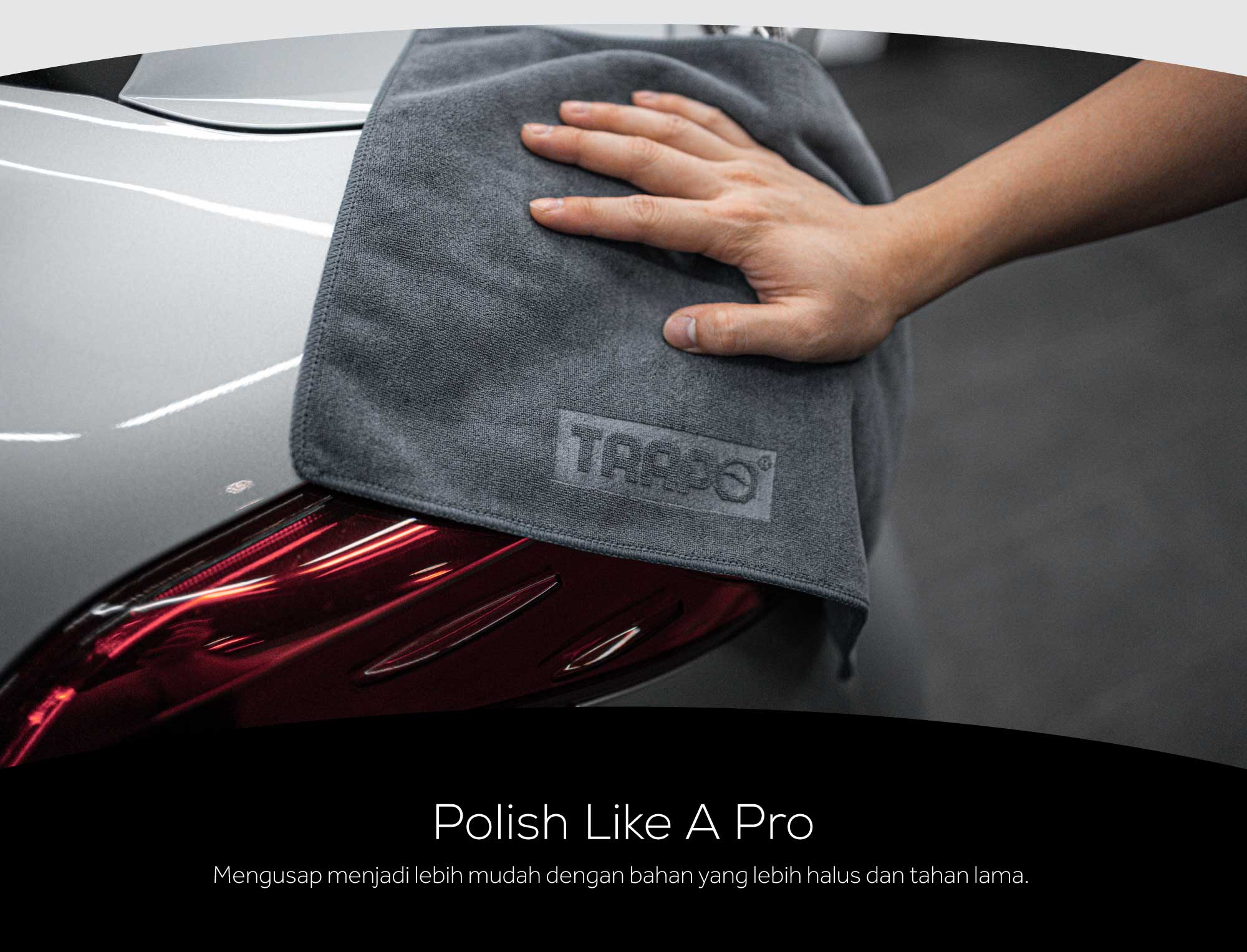 Polish Like a Pro Buffing is made easy with its incredibly durable and non-abrasive material.