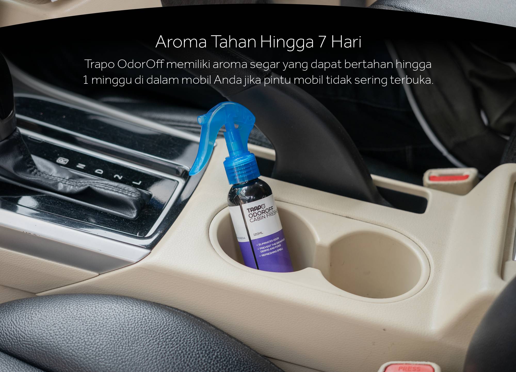 3 Simple steps, As easy as 1-2-3.1.Push and unlock  the nozzle before use.2 Spray the OXTRA Shine Guard onto a wet cloth.3 Wipe the car body area-by-area evenly