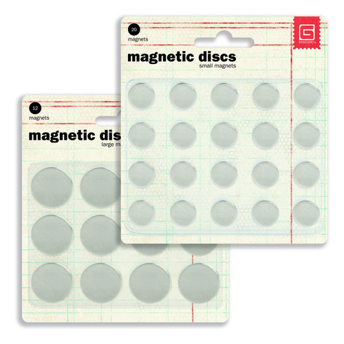 Basic Grey - Small Magnetic Discs
