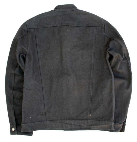 Men’s Black Denim Motorcycle Jacket | Crank and Stroker