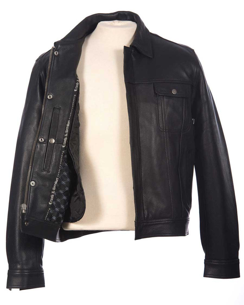 Men S Motorcycle Leather Jacket