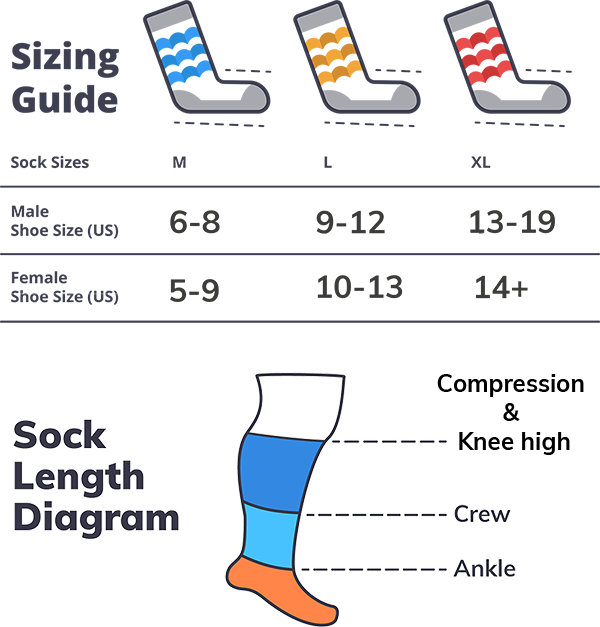 Black Diabetic Compression Socks - Black Compression Socks | Viasox
