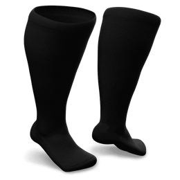 Black Diabetic Socks - Black Diabetic Socks | Viasox