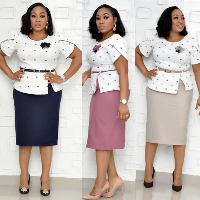 ankara office dresses