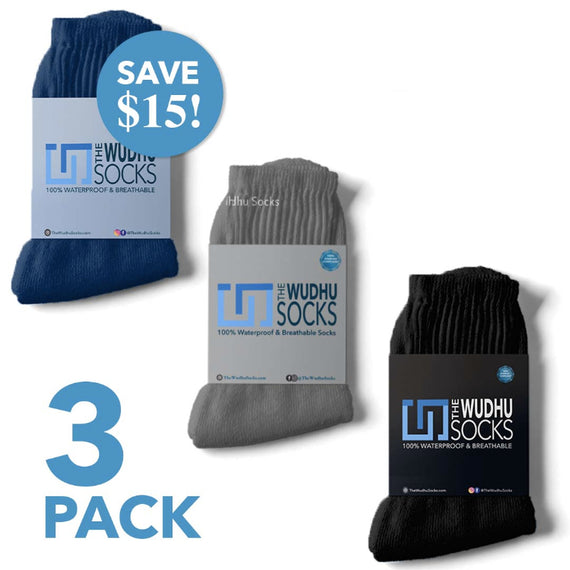 Non-Leather Waterproof Socks For Ablution | The Wudhu Socks