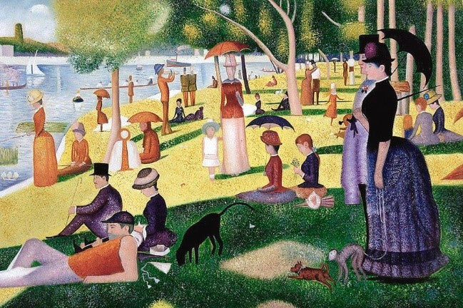 “A Sunday Afternoon on the Island of la Grande Jatte 1884-1885 Georges Seurat