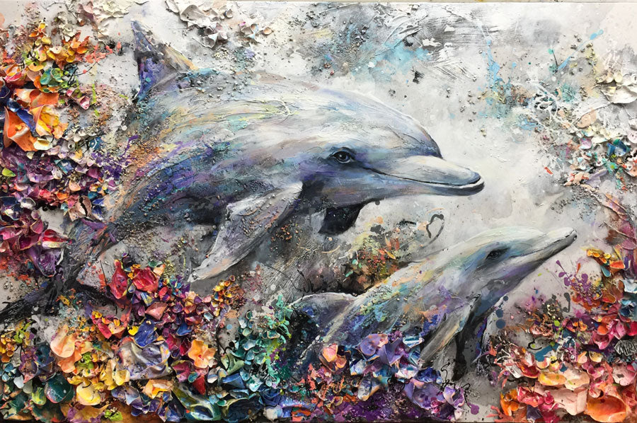 Miri Rozenvain dolphin painting