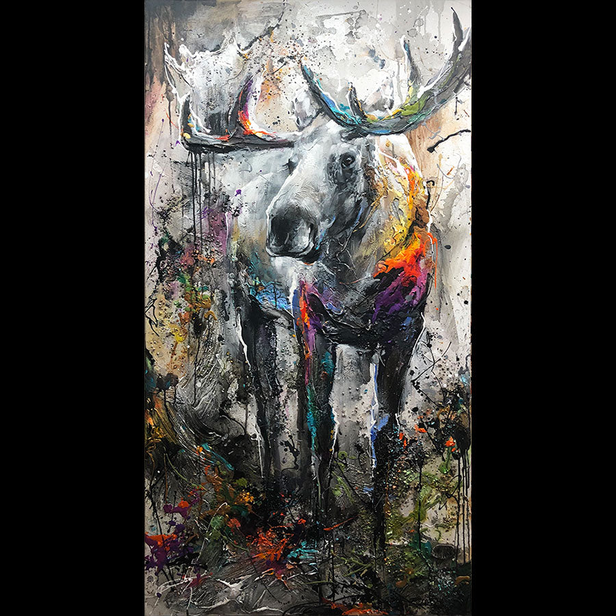 Miri Rozenvain moose painting