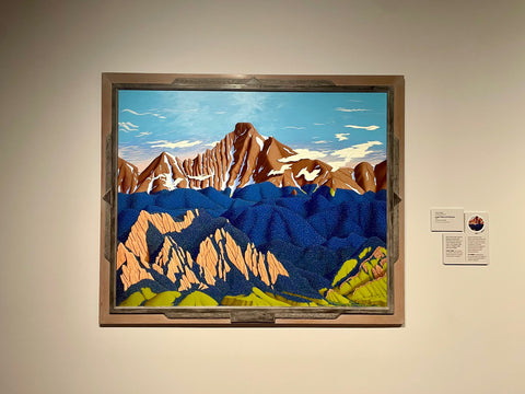 Artist Tracy Felix Painting at Denver Art Museum