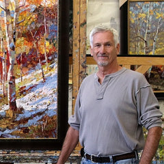 Artist Robert Moore Impressionist Painter Idaho Aspens Mountains Rivers Oil Paintings Art for Sale