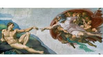 The Creation of Adam, Sistine Capel 1508-1512 Michelangelo 