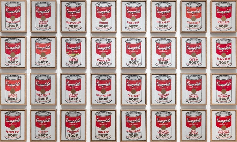 Campbells Soup Andy Warhol Painting